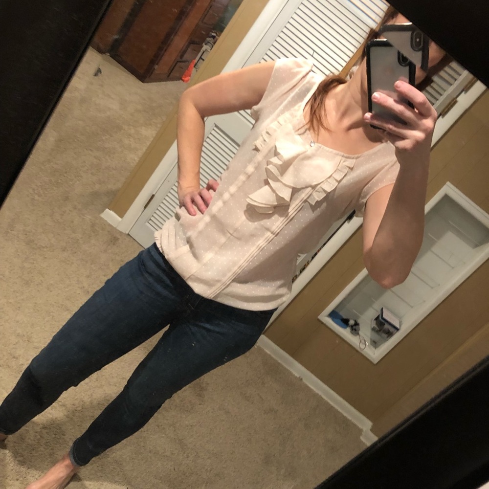 Maurice’s silk vintage style top- NEVER WORN!